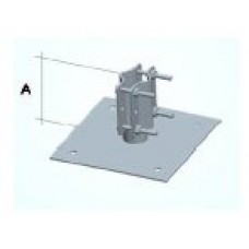 BASE PIATTA PER PALI TELESCOPICI