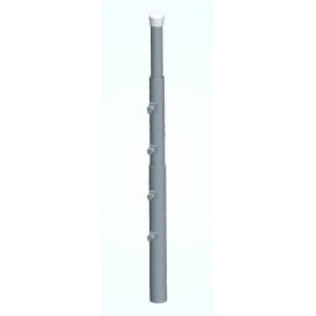 PALO ZINCATO MT.8 (2x4) SP.0,8/1,4mm SEZ.40/35/30/25mm