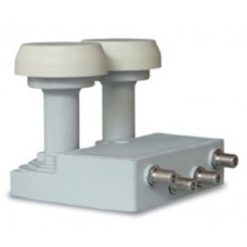 UX-MBQD6 FRACARRO LNB DUAL FEED 4 OUT