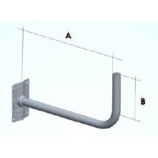 SUPPORTO PARABOLA 75cm ANGOLO