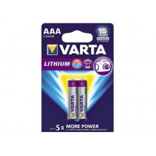 PILA LITIO FORMATO AAA MINISTILO 1,5V BLISTER DA 2 PEZZI