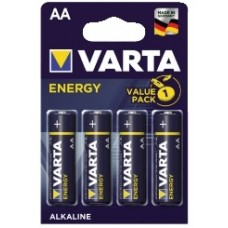 PILA ALCALINA VARTA FORMATO AA STILO 1,5V BLISTER DA 4 PEZZI