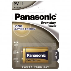 PILA ALCALINA FORMATO 9V PANASONIC