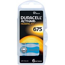 DA675 DURACELL PILA ZINCO ARIA PER APPARECCHI ACUSTICI BLISTER 6 PEZZI