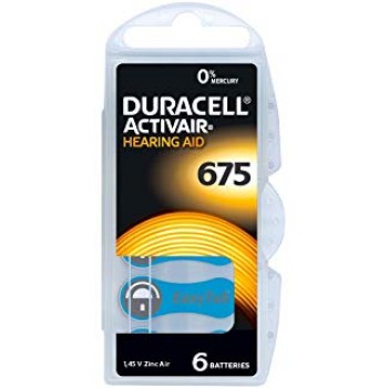 DA675 DURACELL PILA ZINCO ARIA PER APPARECCHI ACUSTICI BLISTER 6 PEZZI