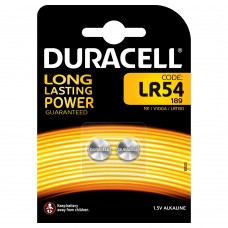 LR54 DURACELL PILA 1,5V ALKALINA BLISTER 2 PEZZI