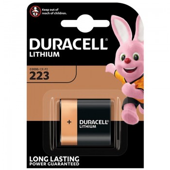 223 DURACELL PILA LITIO 6V EQUIVALE A CRP2,CR223