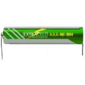 BATTERIA RICARICABILE NI-MH FORMATO 'AAA' MINISTILO 1000mah 1,2V CON LAMELLE