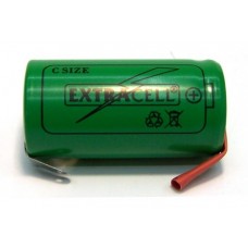 BATTERIA RICARICABILE NI-MH FORMATO 'C' MEZZA TORCIA 3500mah 1,2V CON LAMELLE