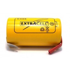 BATTERIA RICARICABILE NI-CD FORMATO 'D' TORCIA 4600mah 1,2V CON LAMELLE