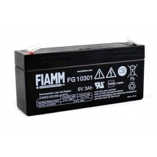 FG10301 FIAMM BATTERIA RICARICABILE PIOMBO 6V 3,0Ah