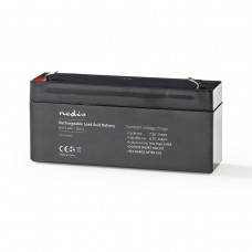 BATTERIA RICARICABILE PIOMBO 6V 3,0Ah ORIZZONTALE IMPORT