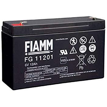 FG11201 FIAMM BATTERIA RICARICABILE PIOMBO 6V 12Ah