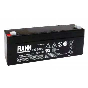 FG20201 FIAMM BATTERIA RICARICABILE PIOMBO 12V 2,0Ah