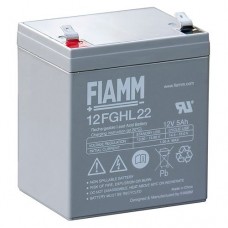 12FGHL22 FIAMM BATTERIA RICARICABILE PIOMBO 12V 5,0Ah