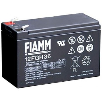 12FGH36 FIAMM BATTERIA RICARICABILE PIOMBO 12V 9,0Ah