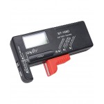 PROVAPILE UNIVERSALE PER BATTERIE AAA,AA,C,D,9V E BOTTONE CON DISPLAY LCD