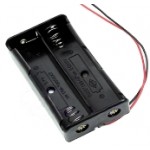 PORTAPILE 2x18650 CON FILI