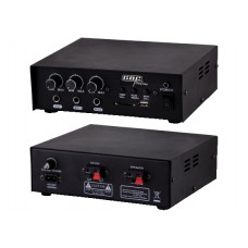 AMPLIFICATORE PROFESSIONALE 4/16 OHM 30W CON LETTORE MP3 DOPPIA TENSIONE 12VCC / 220VCA