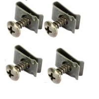 CF.4 PZ CLIPS E VITI METALLICHE PER FISSAGGIO ALTOPARLANTI AUTO