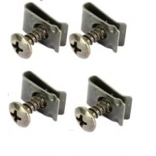 CF.4 PZ CLIPS E VITI METALLICHE PER FISSAGGIO ALTOPARLANTI AUTO