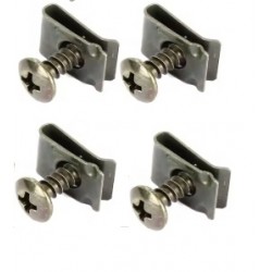 CF.4 PZ CLIPS E VITI METALLICHE PER FISSAGGIO ALTOPARLANTI AUTO