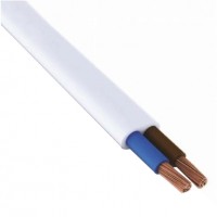 CAVO ELETTRICO PIATTO 2x0,75 BIANCO