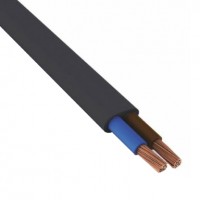 CAVO ELETTRICO PIATTO 2x0,75 NERO