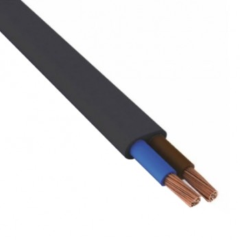 CAVO ELETTRICO PIATTO 2x0,75 NERO