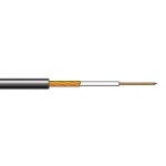 CAVO SCHERMATO 1x0,08 COLORE NERO