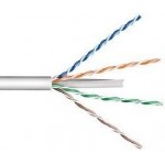 CAVO CAT.6 UTP CONDUTTORE RIGIDO CCA GUAINA COLORE GRIGIO