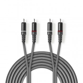 CAVETTO 2xSPINE RCA - 2xSPINE RCA GOLD mt 5,0