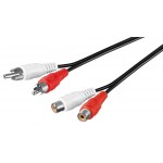 CAVETTO 2xSPINE RCA - 2xPRESE RCA mt 5,0