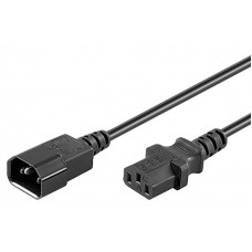 CAVO ALIMENTAZIONE SPINA IEC C14 - PRESA IEC C13 mt.1,5