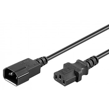 CAVO ALIMENTAZIONE SPINA IEC C14 - PRESA IEC C13 mt.1,5