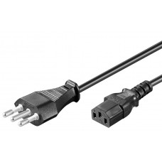 CAVO ALIMENTAZIONE PRESA IEC C13 - SPINA 10A mt.2,0