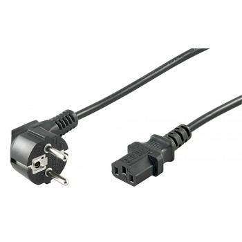 CAVO ALIMENTAZIONE PRESA IEC C13 - SPINA SCHUKO IEC320 mt.1,5
