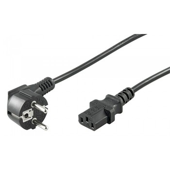 CAVO ALIMENTAZIONE PRESA IEC C13 - SPINA SCHUKO IEC320 mt.2,0 CAVO 3x1,5mmq PROFESSIONALE