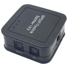 SPLITTER 1 INGRESSO 3 USCITE PER SEGNALE OTTICO SPDIF