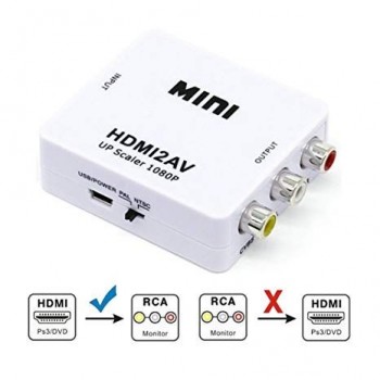 CONVERTITORE HDMI IN - 3xRCA A/V OUT