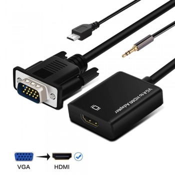CONVERTITORE HDMI OUT - VGA IN CON CAVETTO