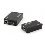 EXTENDER VGA-RJ45+AUDIO SU CAVO ETHERNET ATTIVO 300 MT.