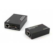 EXTENDER VGA-RJ45+AUDIO SU CAVO ETHERNET ATTIVO 300 MT.