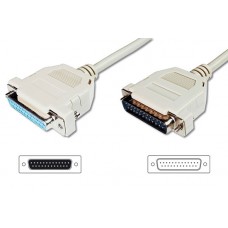 CAVO SUBD25 MASCHIO - SUBD25 FEMMINA PIN-TO-PIN LUNGHEZZA 1.80mt