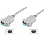CAVO SUBD9 FEMMINA - SUBD9 FEMMINA NULL MODEM LUNGHEZZA 1.80mt