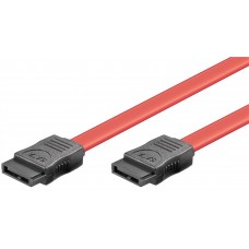 CAVO SATA3 Gb/s INTERNO SATA7-PIN FEMMINA - SATA 7 PIN FEMMINA 1.00mt ROSSO