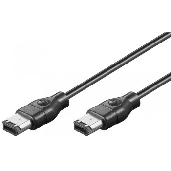 CAVO FIREWIRE 6 PIN MASCHIO - FIREWIRE 6 PIN MASCHIO MT.2,00