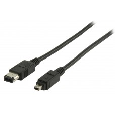 CAVO FIREWIRE 4 PIN MASCHIO - FIREWIRE 6 PIN MASCHIO MT.2,00