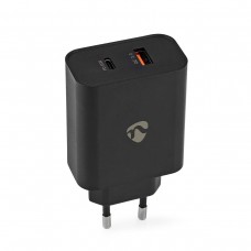 ALIMENTATORE USB FAST CHARGER IN:110-220V USB TYPE A E TYPE C