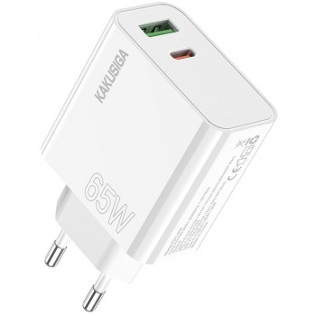 ALIMENTATORE USB FAST CHARGER IN:110-220V USB TYPE A E TYPE C 65W